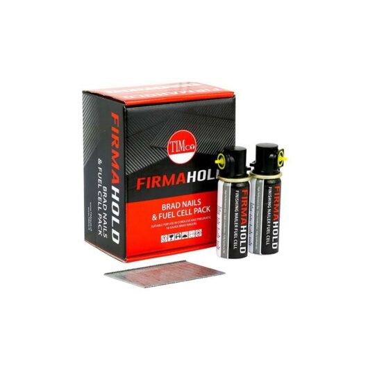 FirmaHold Straight 16g x 50mm Galv Brads Nail With Gas - Timco